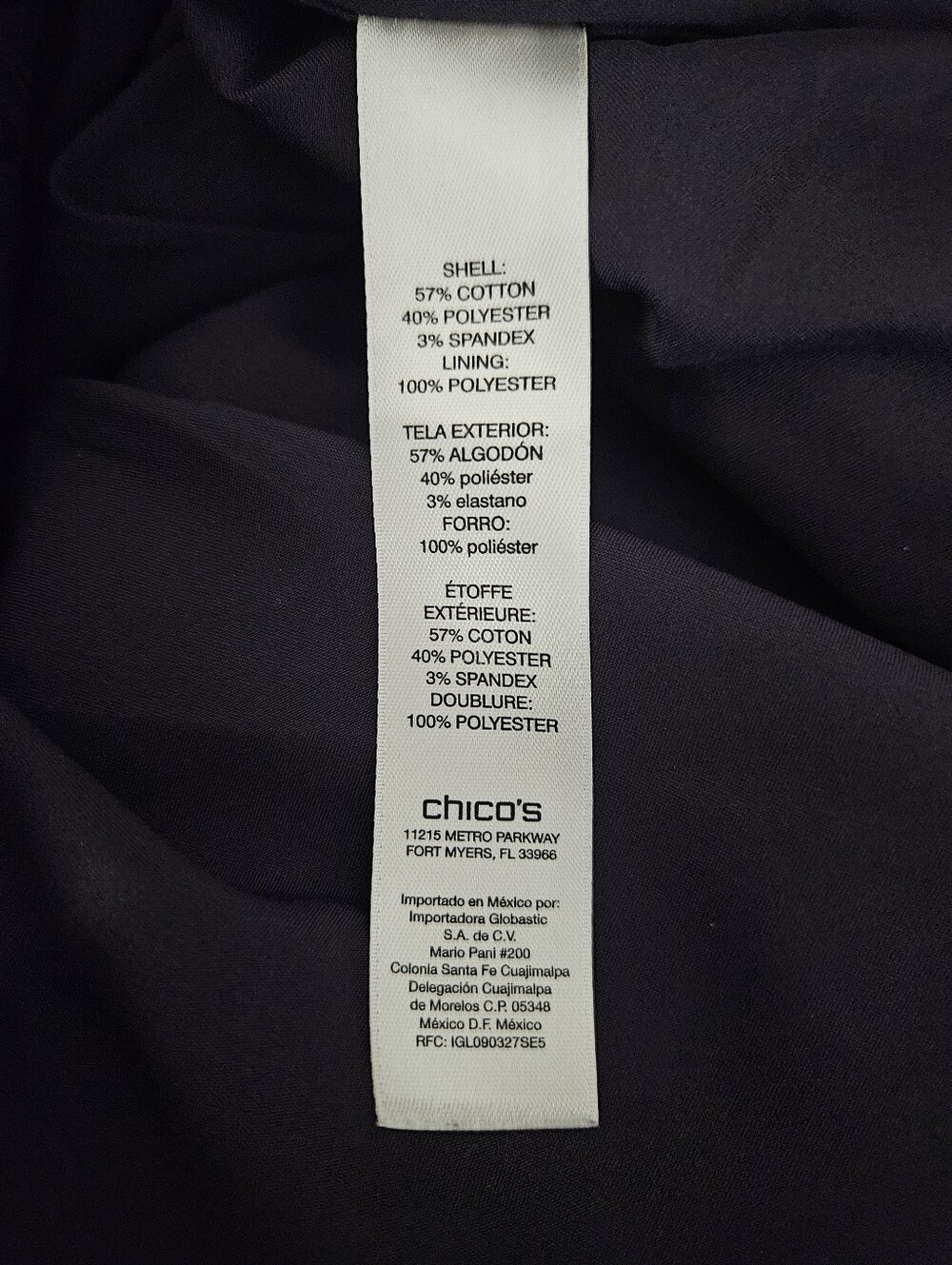 Chico's Embossed Textured Jacket - Picture 7 of 7